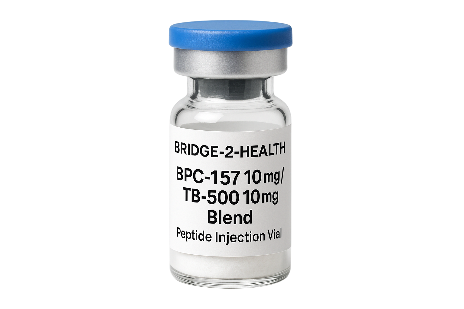 BRIDGE-2-HEALTH BPC-157 10mg/ TB-500 10mg (Blend Peptide) Injection Vial