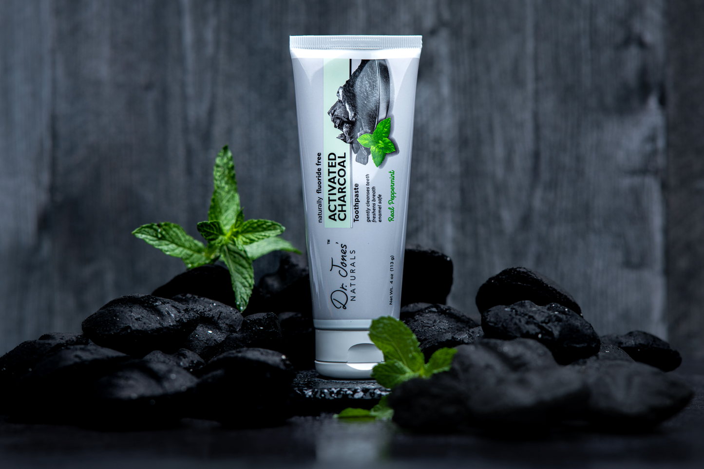 Naturally Fluoride Free Activated Charcoal Toothpaste