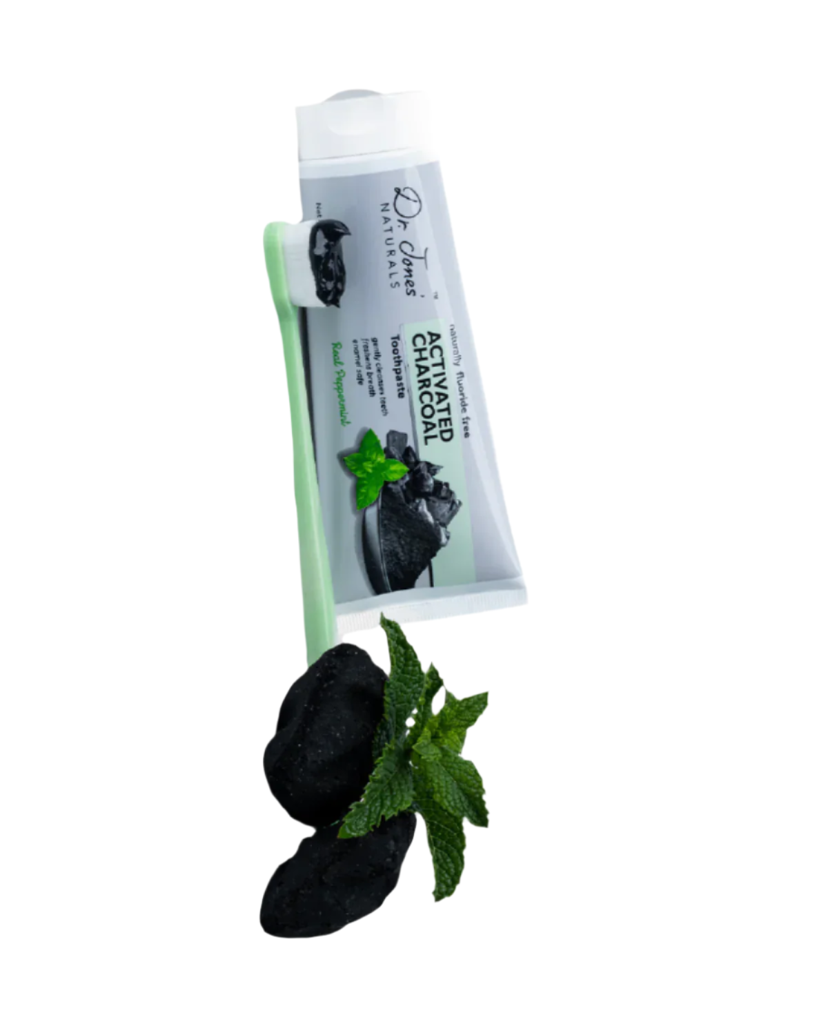 Naturally Fluoride Free Activated Charcoal Toothpaste