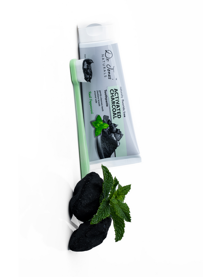 Naturally Fluoride Free Activated Charcoal Toothpaste